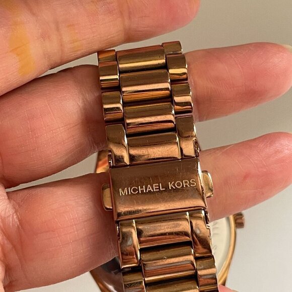 Michael Kors MK3227 Blake Brown Dial Rose Gold-tone Ladies Watch Quartz Analog - Picture 6 of 8